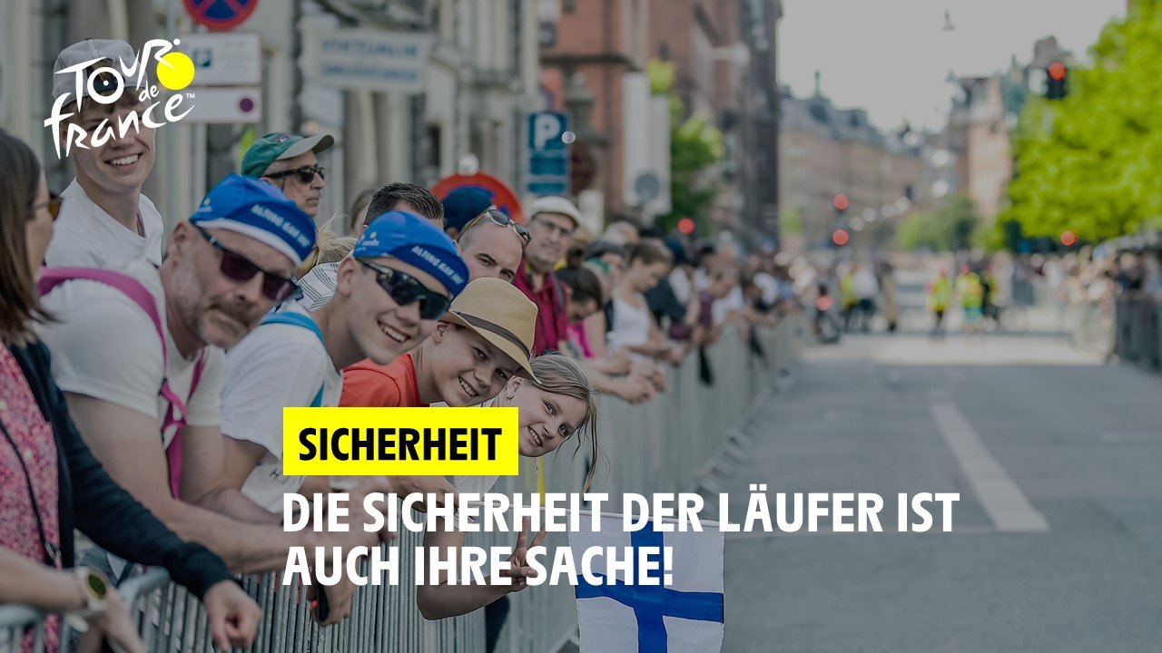 Die Sicherheit der Läufer ist auch Ihre Sache! #TDF2022