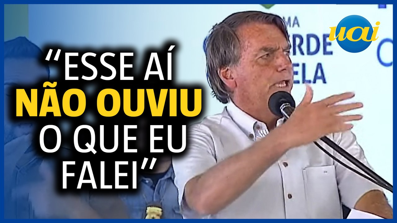 Bolsonaro bate-boca com opositor em Campo Grande