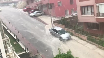 Başkentte su baskınları yaşandı