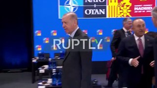 He’s behind you! Erdogan 'ambushes' PM Johnson at NATO summit
