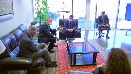 Aragonès y Argimon visitan la farmacéutica que desarrolla la vacuna española contra el Covid-19