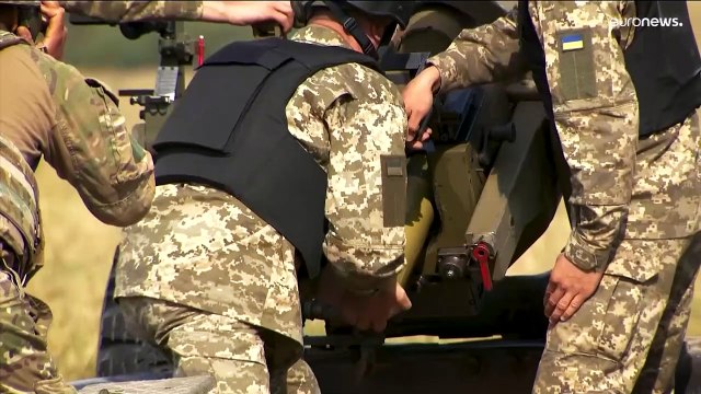 Militares ucranianos se entrenan en el Reino Unido