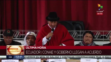 Leonidas Iza aboga por construir una sociedad de justicia y de respeto