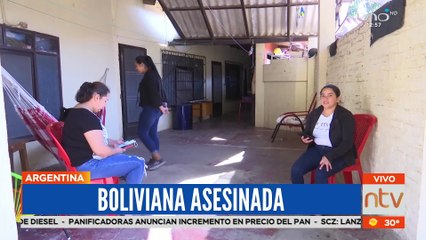 Boliviana asesinada en Argentina