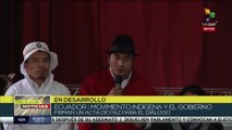 Presidente de la Conaie exige al Gobierno de Ecuador respeto para los líderes indígenas y sociales