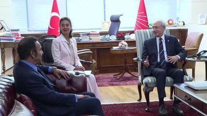 CHP Genel Başkanı Kılıçdaroğlu, Büyükelçi Al Thanı'yi kabul etti