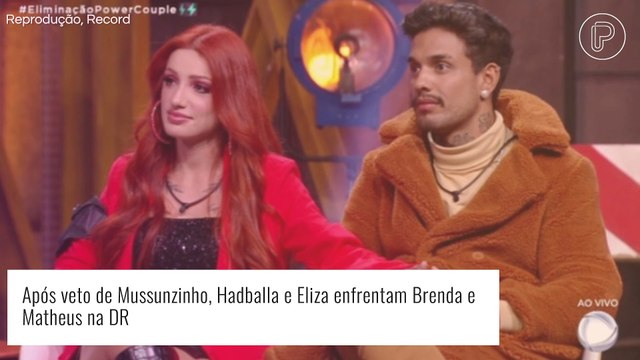 'Power Couple 2022': Mussunzinho critica postura de Hadballa após votação. 'Criança de 40 anos'