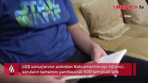 LGS’de 500 tam puan alan öğrencinin hedefi AİHM'de hakim olma