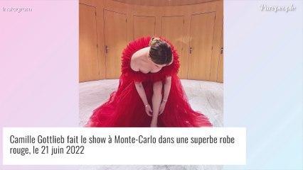 Camille Gottlieb : Epaules nues, décolleté et diamants... Transformation glamour saisissante !