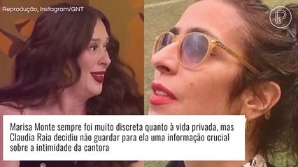 Claudia Raia faz revelação chocante sobre a vida sexual de Marisa Monte: 'Dividir esse peso'