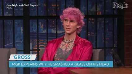 Machine Gun Kelly Shares Why He Smashed a Champagne Glass Against His Head After Concert