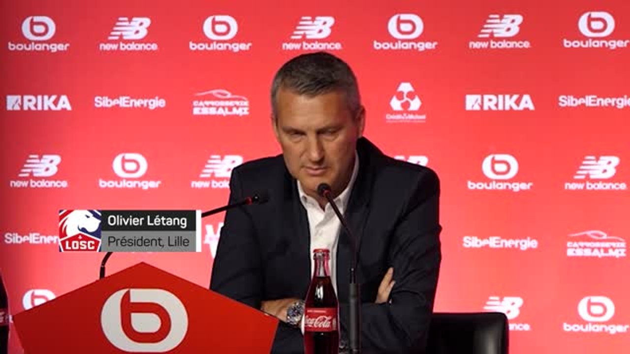 Lille - Olivier Létang revient sur le dépôt de bilan de Mouscron et la situation du LOSC