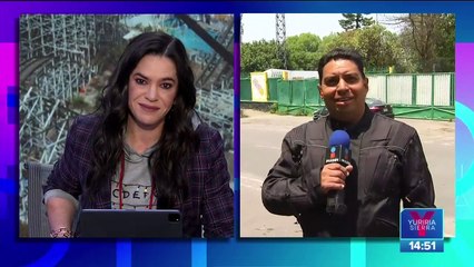 Desmantelan la montaña rusa de la Feria de Chapultepec