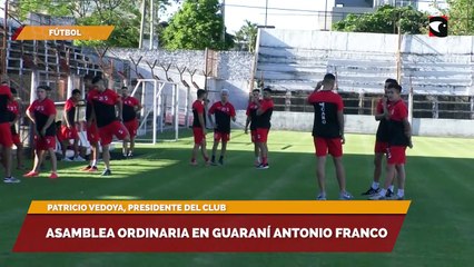 Asamblea ordinaria en Guaraní Antonio Franco