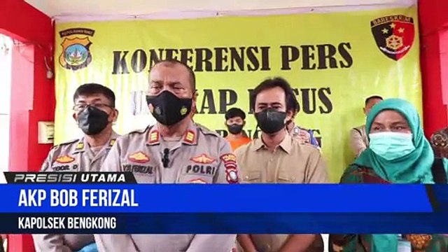Polsek Bengkong Gelar Konferensi Pers Ungkap Pelaku Perbuatan Cabul Dan Menyetubuhi Terhadap Anak Dibawah Umur