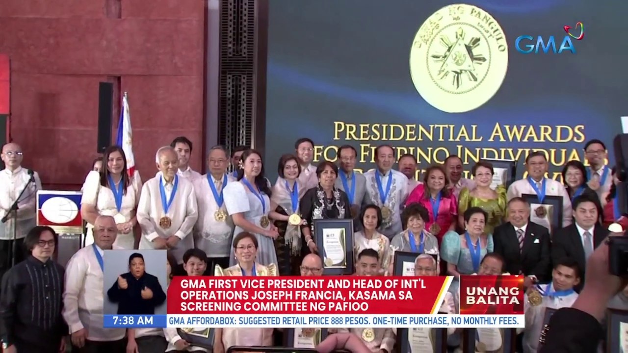 Presidential Awards for Filipino Individuals and Organizations Overseas, iginawad sa 56 na indibidwal at organisasyon | UB