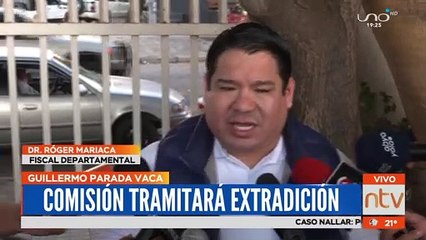 Comisión tramitara extradición de Parada