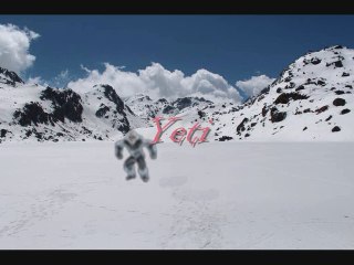 Yeti, el abominable hombres de las nieves.