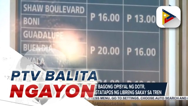 Pamunuan ng MRT-3 at bagong opisyal ng DOTr, magpupulong kasunod ng pagtatapos ng libreng sakay sa tren