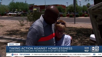 Former homeless vet helps woman in crisis get off the streets