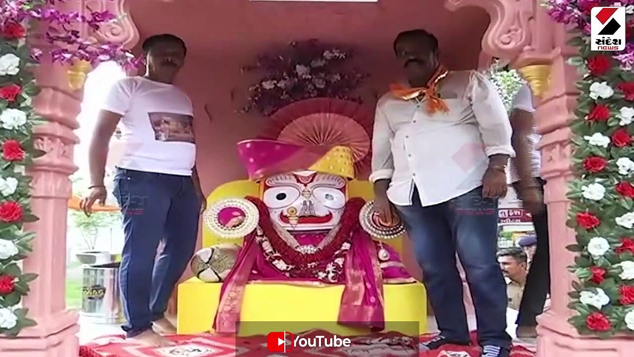 રાજકોટમાં ભગવાન જગન્નાથ નગરચર્યાએ નીકળ્યા