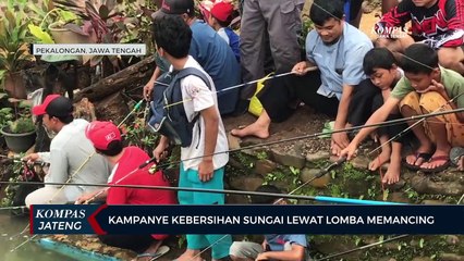 Kampanye Kebersihan Sungai Lewat Lomba Memancing