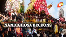 Rath Yatra In Puri - Lord Jagannath Taken To Chariot Nandighosa