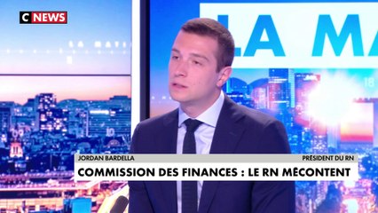 Jordan Bardella sur l'élection d'Éric Coquerel à la commission des finances: «Par des magouilles, on a vu se dégager un axe LR - LFI»