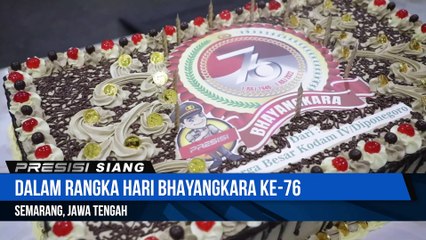 Suprise Pangdam IV Diponegoro untuk Kapolda Jateng di HUT Bhayangkara ke-76