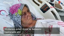Para vermeyen anne ve babasını hastanelik etti