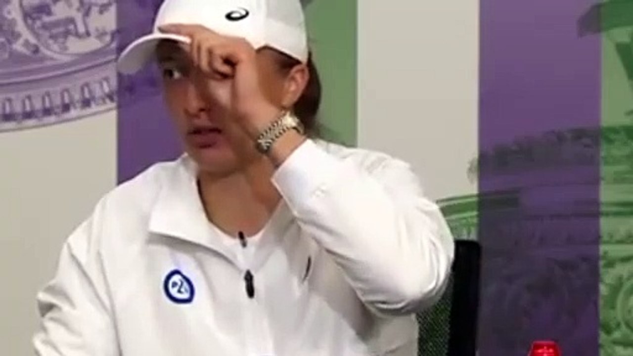 Wimbledon 2022 - Iga Swiatek : "I can't wait to be there, Alizé Cornet deserves to be here so I hope it will be a good fight"