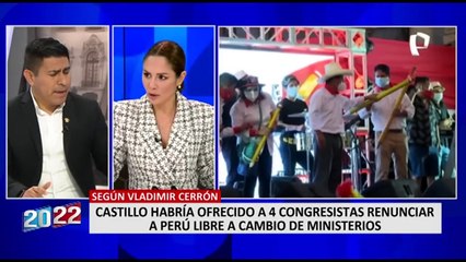 Alex Flores: "Censura a Senmache es parte del plan golpista que vivimos desde inicio del gobierno"