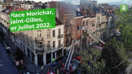 Incendie place Morichar