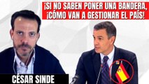 César Sinde explota contra Pedro Sánchez: “Si no saben poner una bandera, ¡cómo van a gestionar el país!”