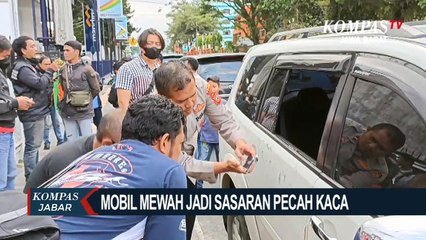 Mobil Mewah Jadi Sasaran Pecah Kaca