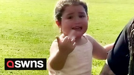 Kid flips off dad telling him to 'shut up' after he tells her to 'harden up'