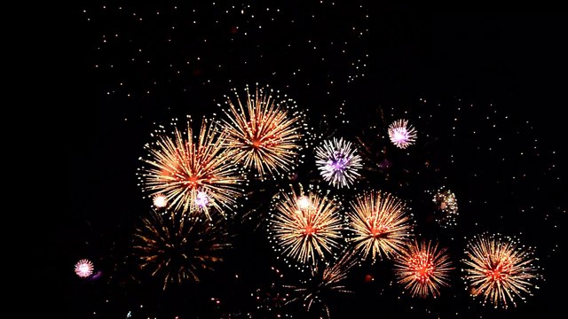 National Anthem With 4th July Fireworks Sounds