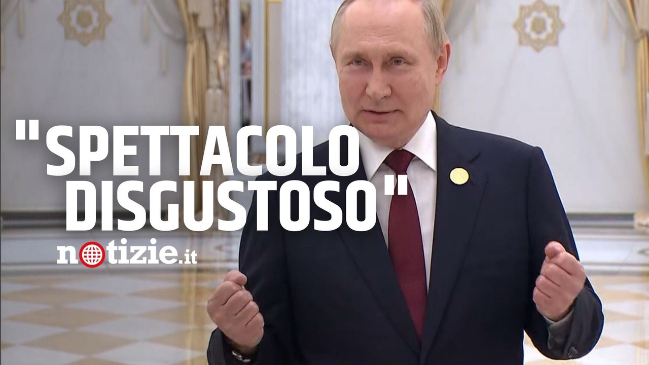 Putin contro i leader del G7: "A torso nudo sarebbero stati disgustosi, dovrebbero fare più sport”