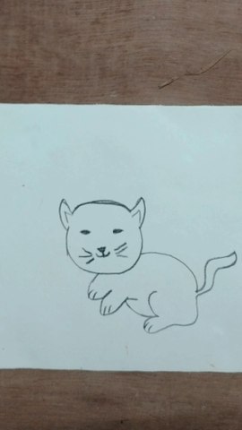 Easy cat drawing for kids - video Dailymotion