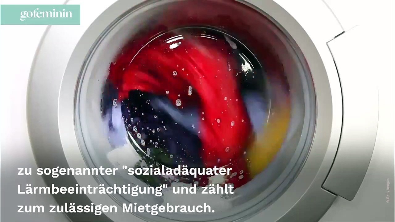 Sonntags Wäsche waschen: Ist das eigentlich erlaubt?