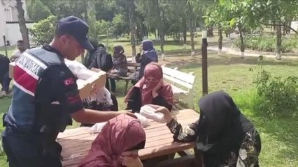 Yasa dışı geçiş hazırlığındaki 59 düzensiz göçmen yakalandı