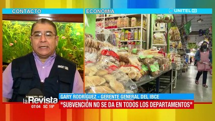 Gary del IBC se refiere a l incremento del precio del pan