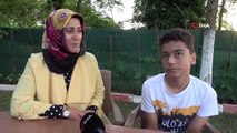 Mum ışığında LGS'ye hazırlanan afetzede öğrenci Türkiye birincisi oldu