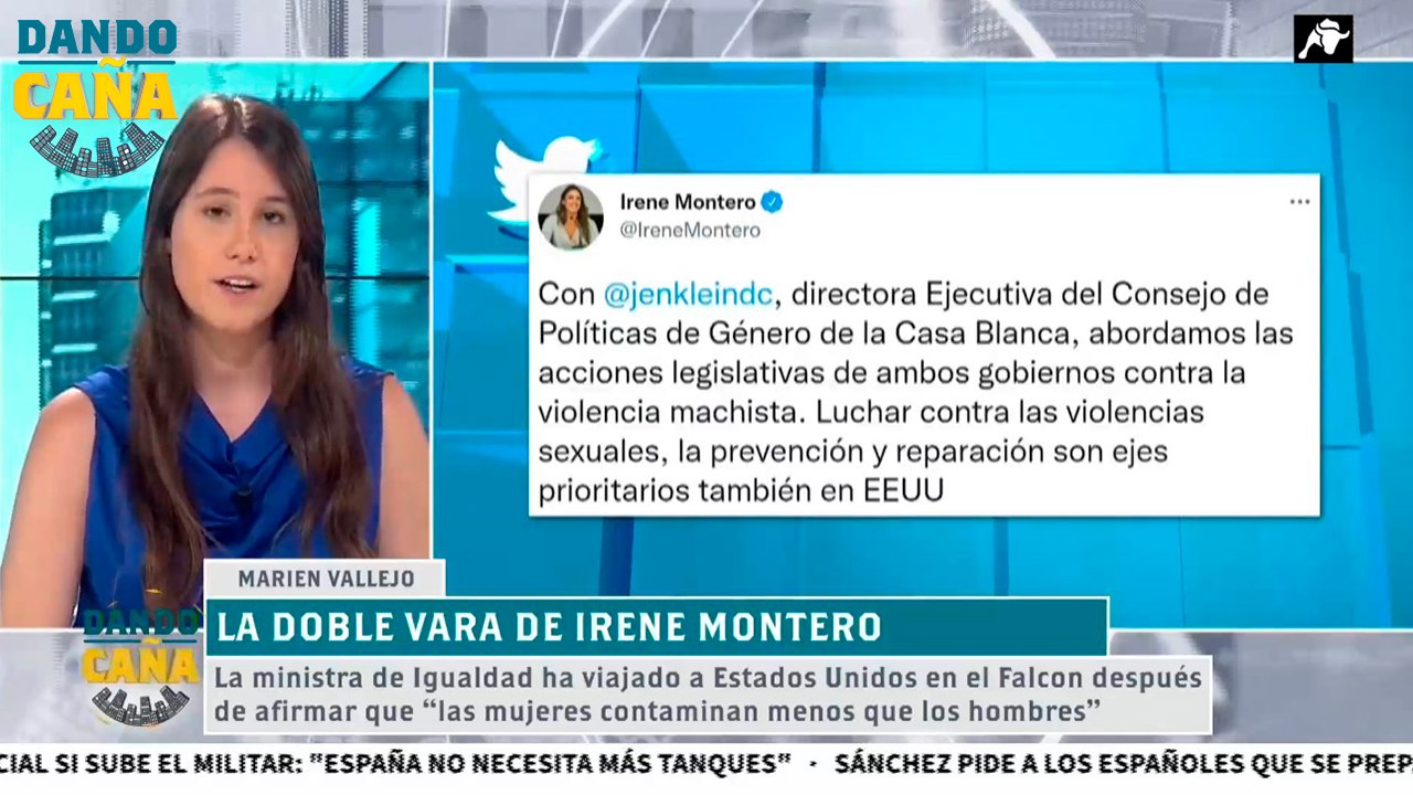 Irene Montero viaja a Estados Unidos tras la sentencia del Supremo sobre el aborto… y lo hace en Falcon