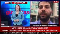 Metin Lokumcu'nun ailesi heyelandan son anda kurtuldu