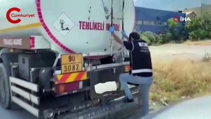 İzmir'de 23 ton on numara yağ ele geçirildi