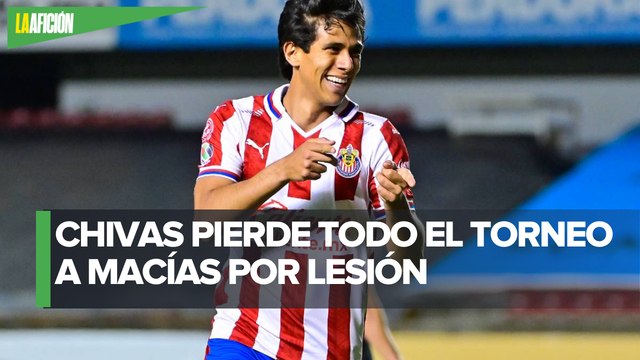 José Juan Macías se pierde el Apertura 2022 por lesión