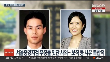 인사 직후 '사표 러시'…중앙지검 부장도 잇단 사의
