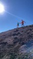 Una campaña mundial insta a trotar por una zona protegida del Teide: 