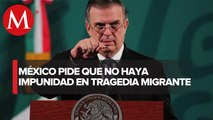 Autoridades de EU ya ubico traslado de los migrantes que murieron en Texas: Marcelo Ebrard